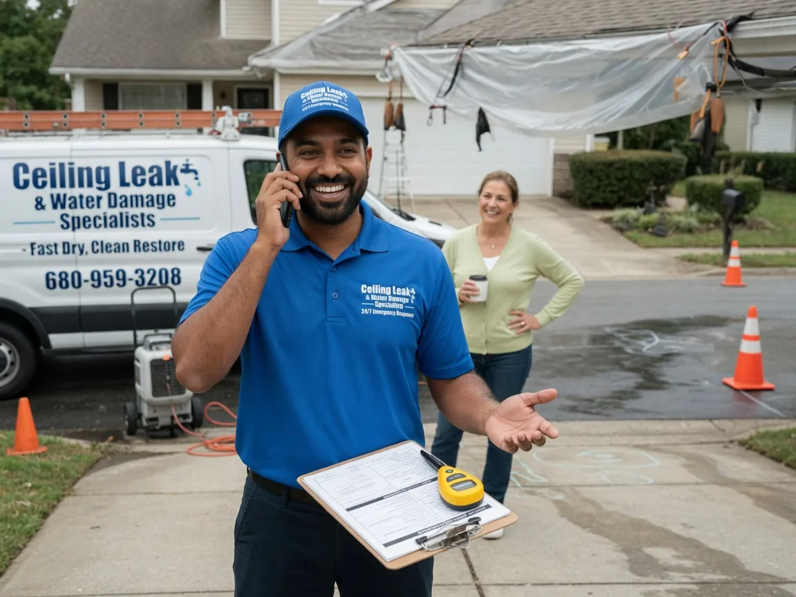 Ceiling Leak Cleanup Port Mansfield, TX FAQs